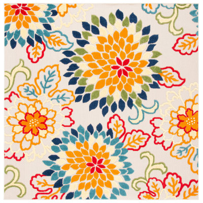 Benner Performance Floral Indoor/Outdoor Area Rug