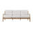 Chesapeake 82'' Teak Outdoor Patio Sofa with Sunbrella® Cushions