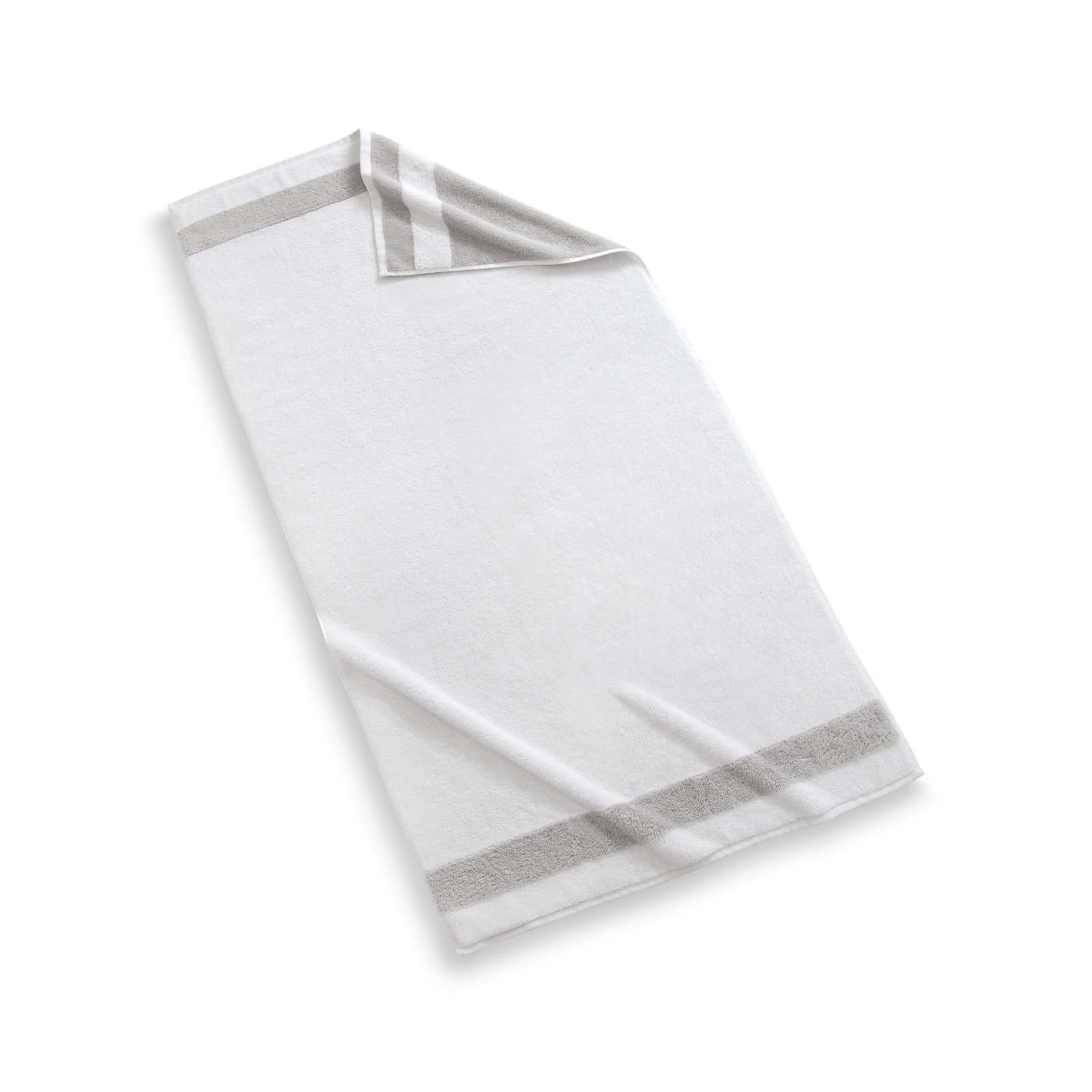 Turkish Cotton Bath Towel, Gray