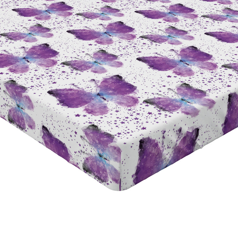 Ensemble de 2 draps-housse papillon Ambesonne, Twin Fitted Sheet