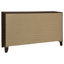 Commode 6 tiroirs Aakif Noyer