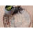 Experience The Warmth Of This Turkish Round Vintage Wool Rug For Modern Doors In Brown