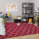 Soft Moroccan-Style Bedroom Rug, Shaggy Modern Area Rug