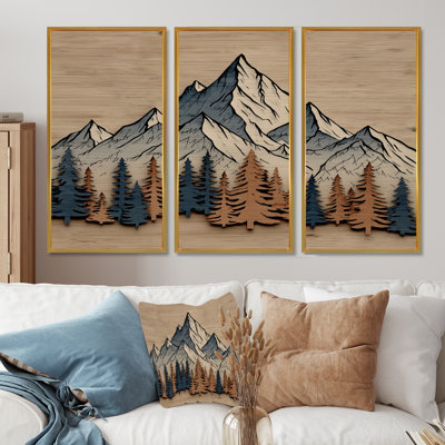 Blanc et brun, montagnes berbères du Maroc, ensemble de grandes reproductions d'art mural