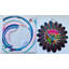 Rotateur à fleurs suspendue hummingbird 3d Applewhite