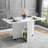 Mccorkle Foldable Kitchen Table Drop Leaf Dining Table-55837138