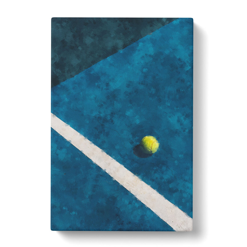 The Tennis Court - Wrapped Canvas, 76cm H x 50cm W x 3cm D