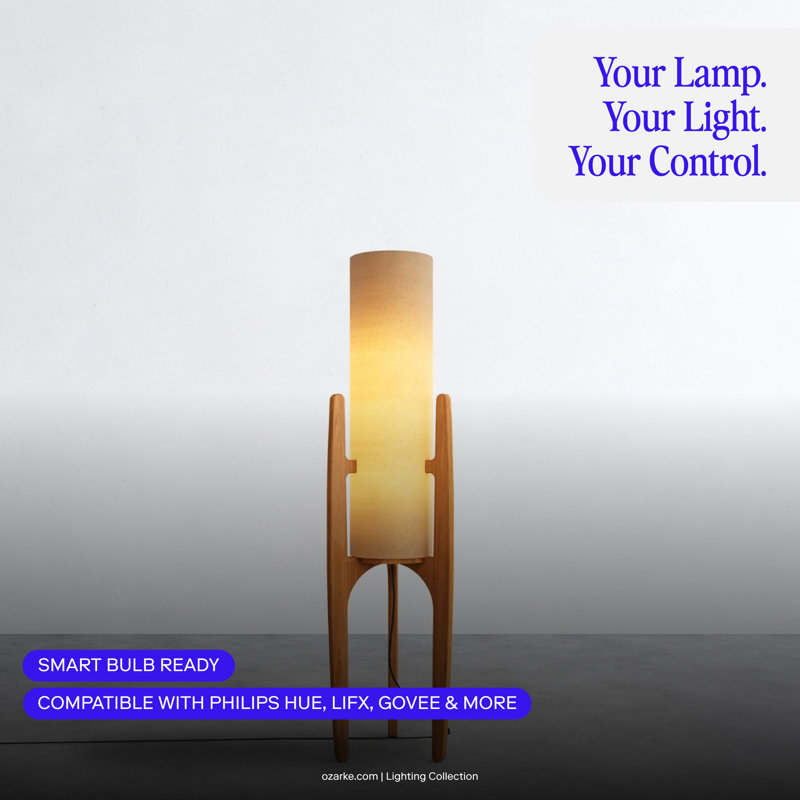 Zen Floor Lamp, Dark Brown