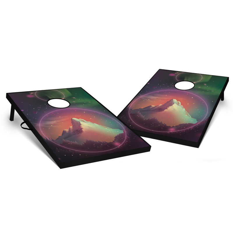 2' X 3' Peace Rock Tailgate Size Cornhole Set