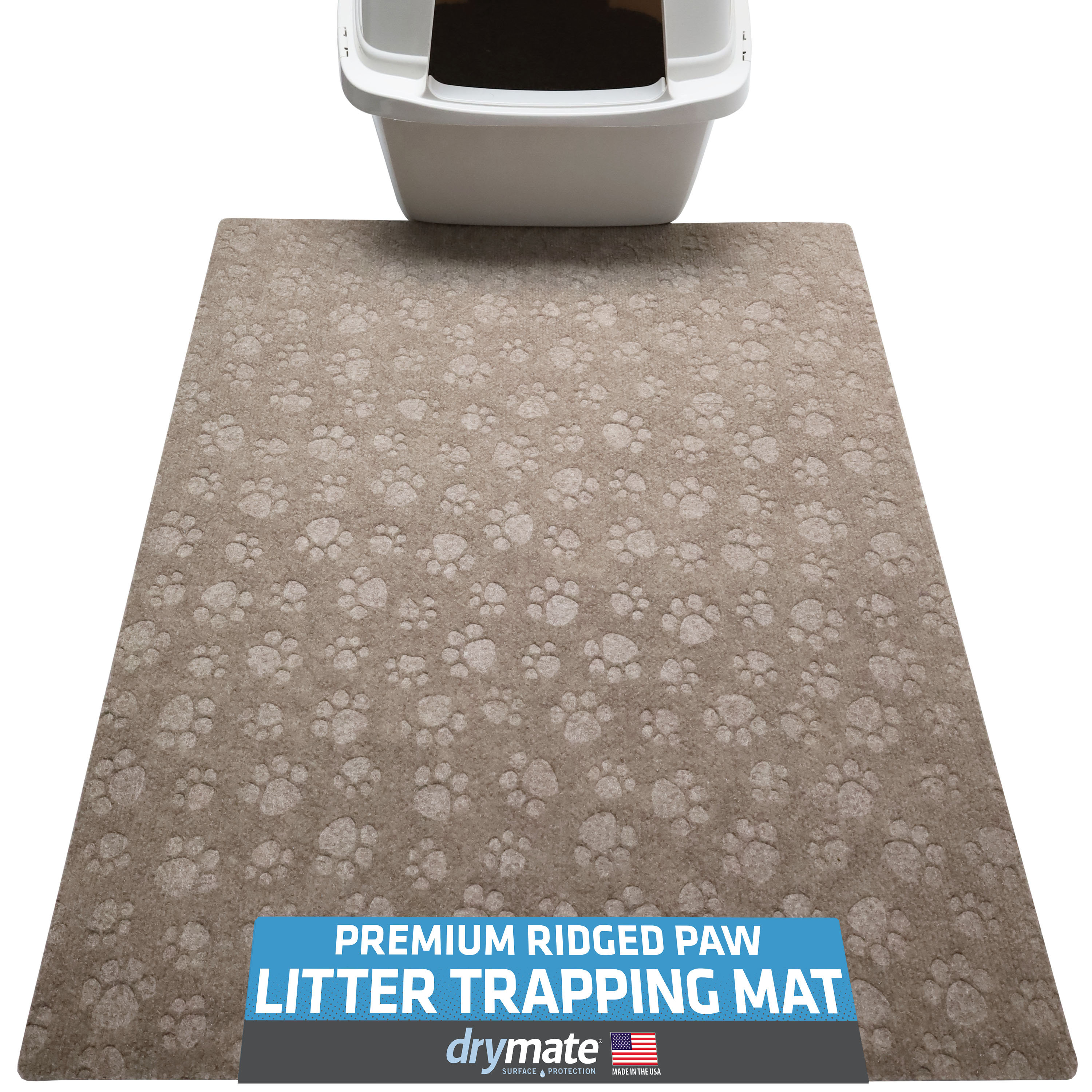  Waterproof Cat Litter Box Mat: Easy Clean Kitty Litter Mat -  Under Cat Litter Box Mat - Cat Litter Trapper for Floor - Urine Proof Litter  Mat : Pet Supplies