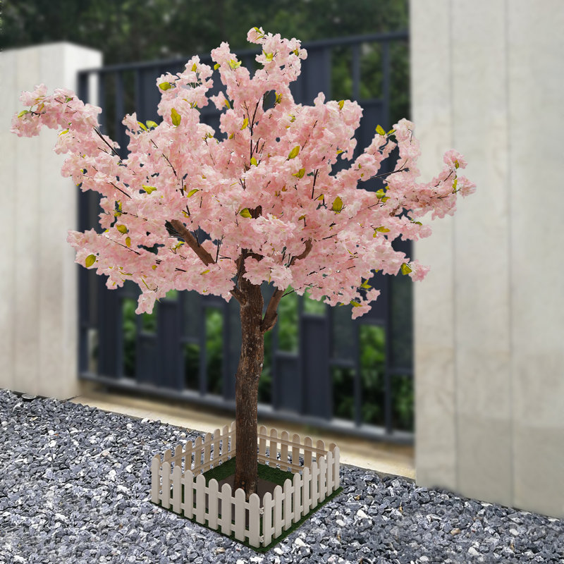Arbre de cerisier artificiel 59,06 po, Rose clair