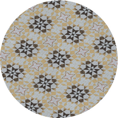 Tapis décoratif grise Schmit