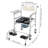 Foldable Height Adjustable Toilet Chair(Racquet-Shape Seat)