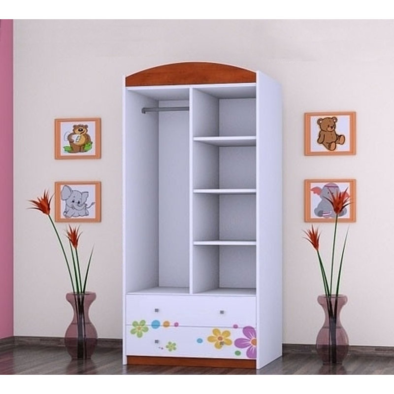 Witten 2 Door Wardrobe, Red