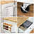 43.3'' Wide Rolling Kitchen Island with Storage and Solid Wood Top-86787617
