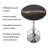 Round Metal Base Dining Table