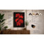 Vibrant Red Blooms Botanical - Framed Print-1424037961-1424037963