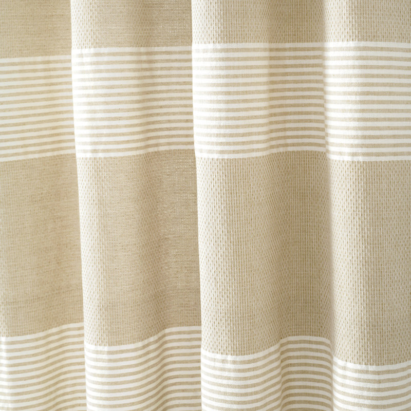 Paire de rideaux 100% coton Reyna, 40 po x 84 po, Taupe