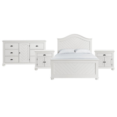 Ensemble de chambre avec grand lit 4 pièces Luro