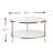 Coffee Table, Cocktail Table With Shelf