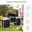 Table de cuisine pliante en aluminium pour le camping Outsunny
