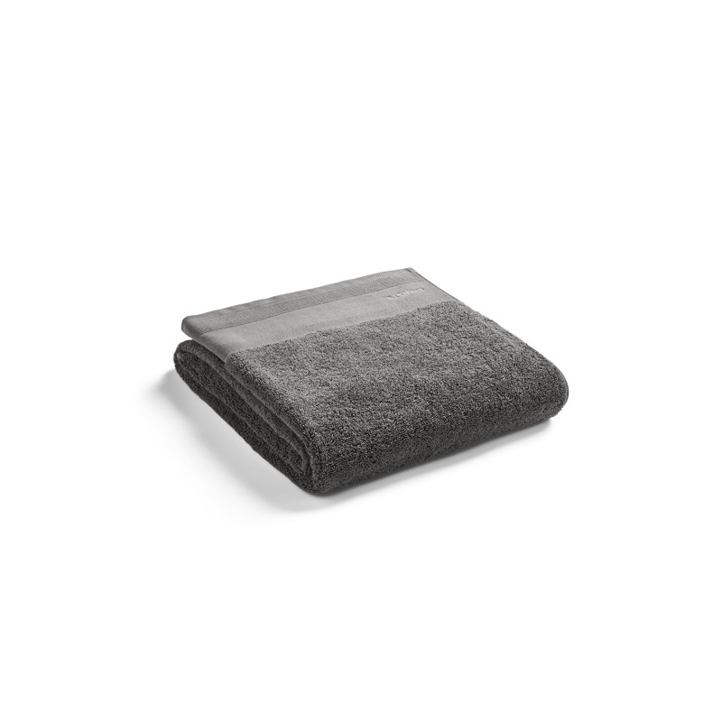 Signature Bath Towel, Charcoal