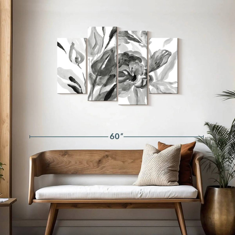 Harnek Dark Florals, 27" H x 43" W