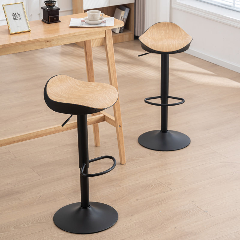 Tabourets de bar pivotants à hauteur réglable