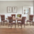 Modern Nailhead Trim Dining Chairs, Upholstered Parsons Side Chairs
