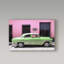 Cosey 'Retro Lime Green Car' Photographic Print on Wrapped Canvas-25676343
