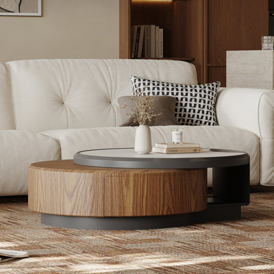 Table basse ronde moderne et minimaliste