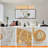 29" Modern Crystal Bathroom Vanity Light, 5-Light Golden Wall Sconce With Clear Glass Shade, Elegant Wall Mount Lighting For Bathroom, Powder Room, Or Vanity Mirror (No Bulbs)-1298998819-1298998818-1298998821