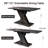 Rectangle Pedestal Dining Set with Rayon Cloth Flocking Fabric Dining Chairs Set-1008496406-1008496404-1008496411
