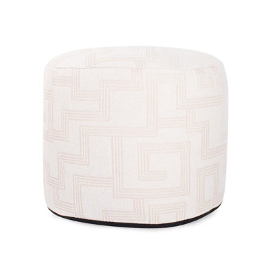 Pouf haut / extérieur Zyahir Syros Natural