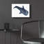 «Shark Whale 1» par Stellar Design Studio, art mural en verre acrylique-1328225179