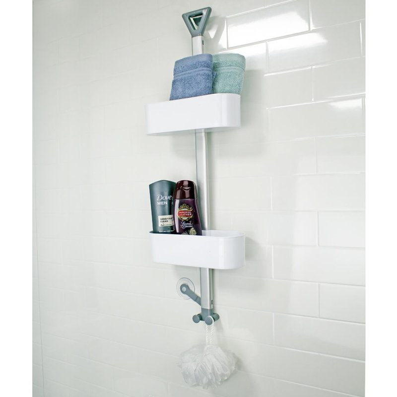 Jansen Over-the-Door Shower Caddy, White