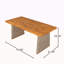 Table de salle à manger extérieure en bois d'acacia durable et pieds en rotin tissés à la main pour une salle à manger de patio élégante-2094437331