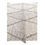Tapis noir et blanc Odle