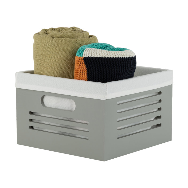 Creative Scents Bin, 4" H x 12" W x 6" D, Gray