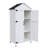Storage Shed with Double Doors (White)