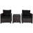 Chunn 2 - Person Patio Conversation Sets with Cushions-182517363-159097450