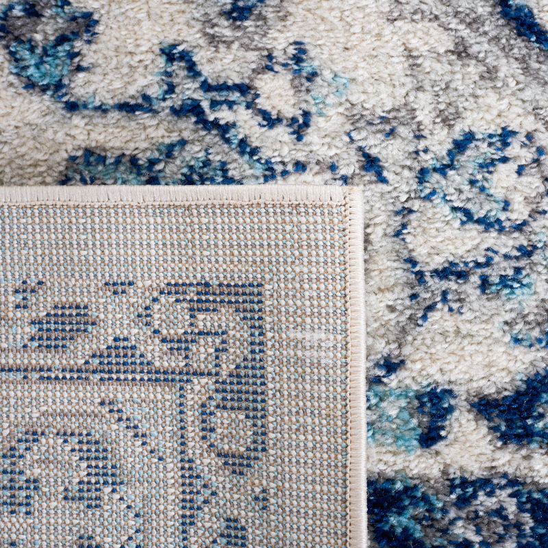 Tulum Performance Oriental Rug, Square 6'7"