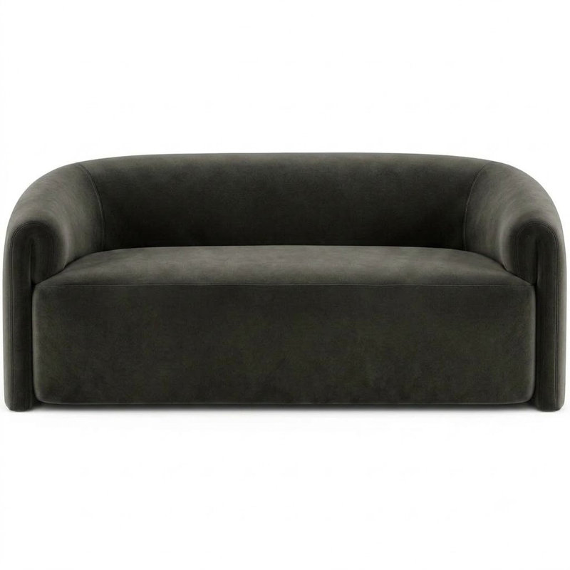 Solid Velvet | Velluto Fabric, Gunmetal