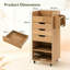 48.5 cm W 3 -Drawer Wheels / Casters included Mobile Filing Cabinet