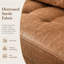 Aisha 70" Faux Leather Square Arm Loveseat-1414300728