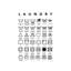 Laundry Symbols by Seven Trees - Wrapped Canvas Print-949067303