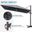 Kasem 128' X 104' Cantilever Umbrella, Weighted Base Does Not Include-69765117-78065042