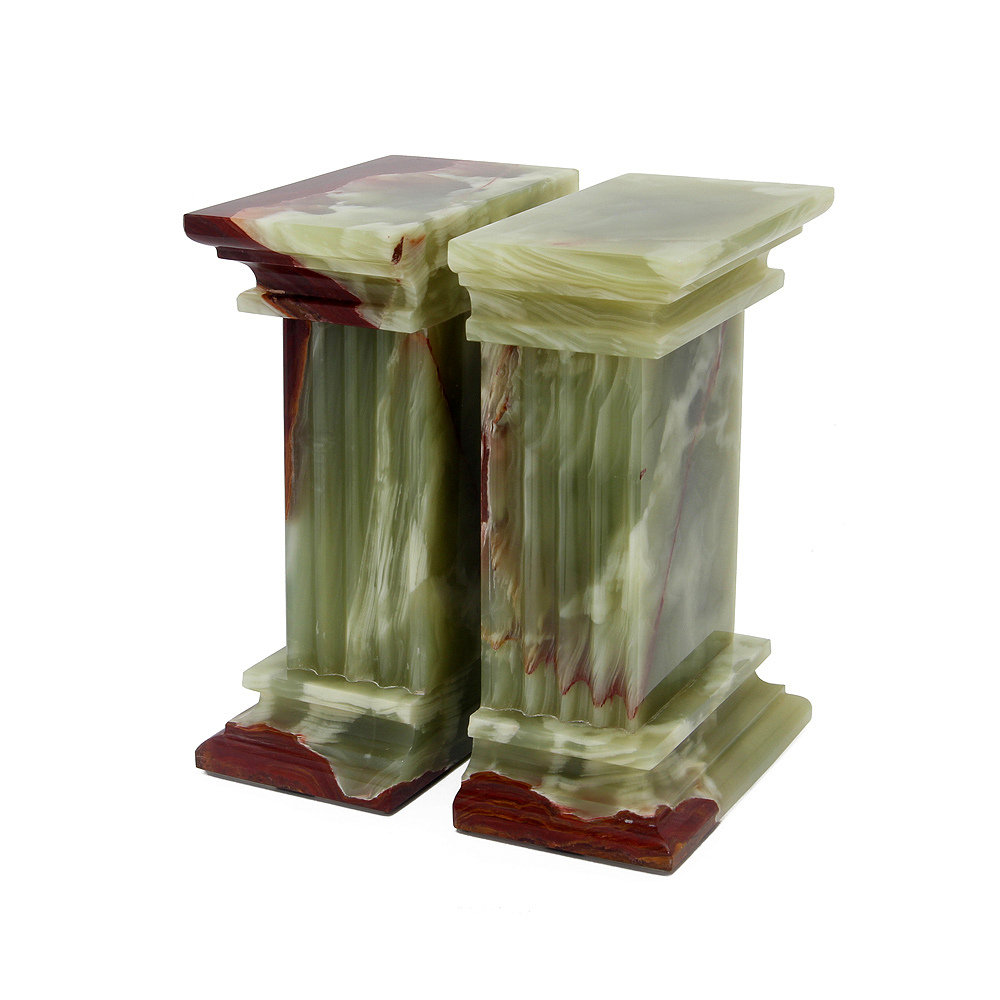 Renaissance Traditional Marble Bookends (Set of 2) Designs by Marble Crafters 