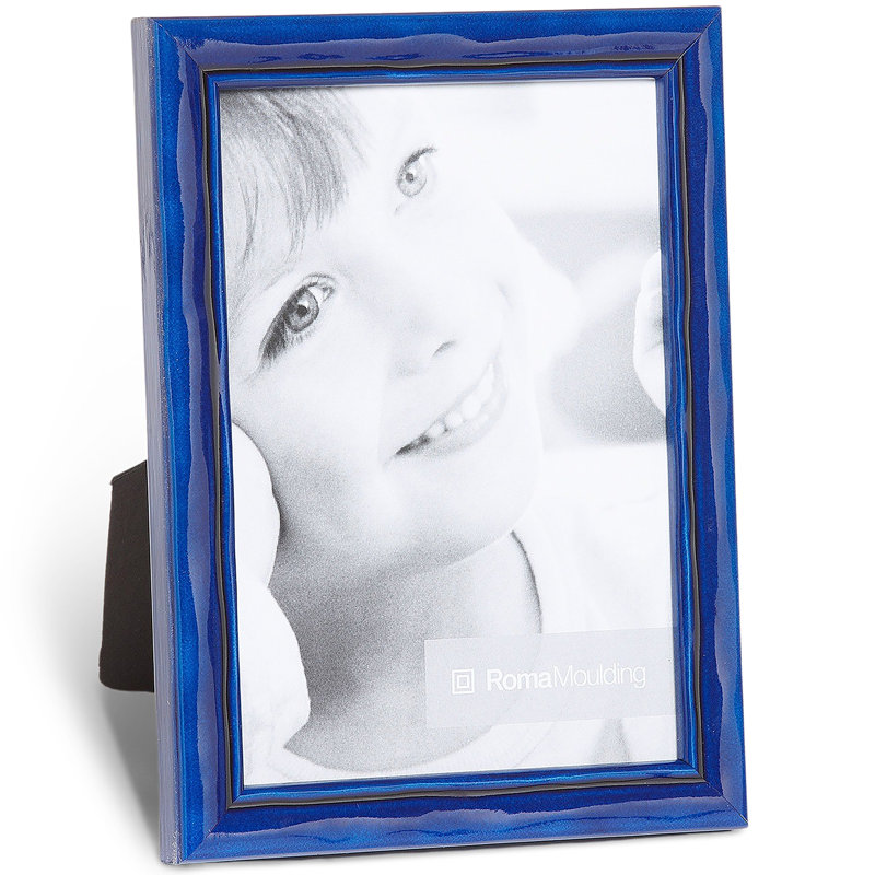 Cadre photo Lavo, 4 po x 6 po, Bleu chatoyant