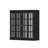 47.2 '' Four-Layer Square Bookcase With Glass Doors-1642541964